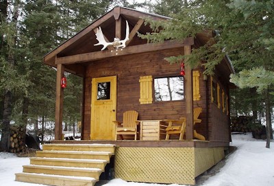 Bavarian Cottages Bar 5C Micro Cabin in Bragg Creek, Alberta Canada
